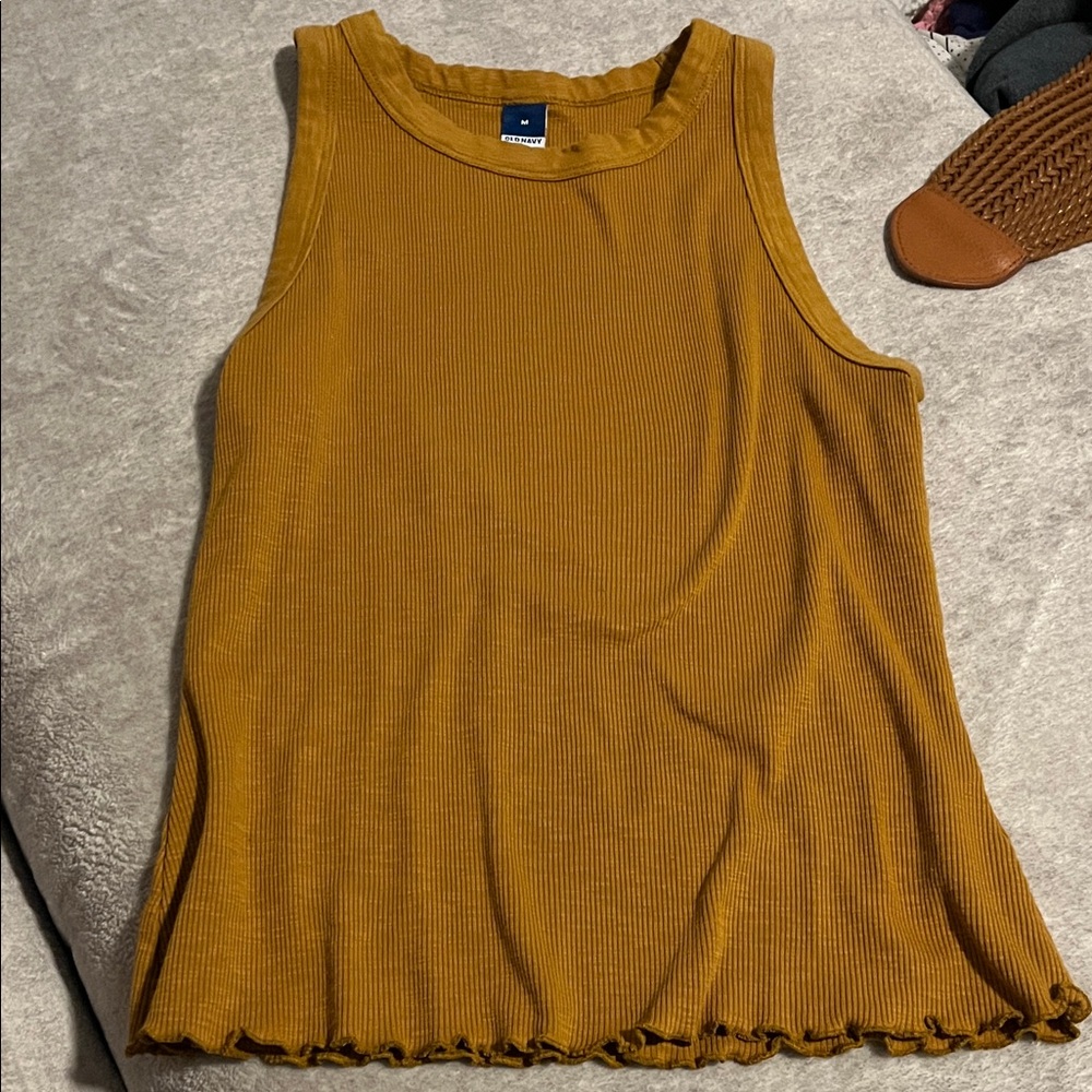 Old Navy Mustard Tank Top
